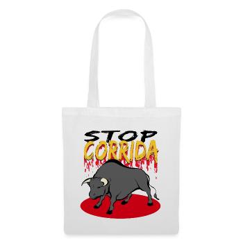 anti corrida - Sac en tissu - blanc - Devant