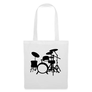 Drums - Tote Bag - white - Front