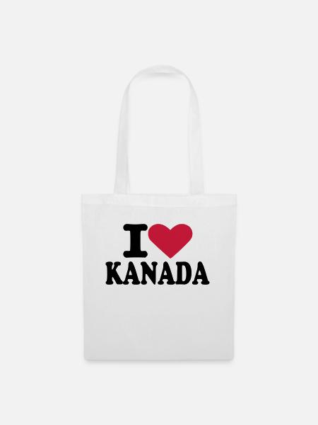 Kanada - Stoffbeutel - Weiß