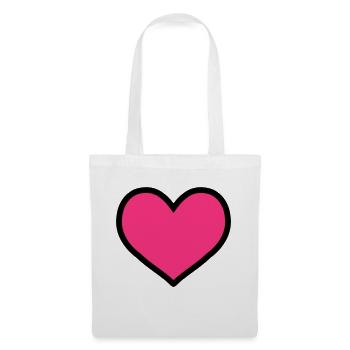 heart - Tote Bag - white - Front