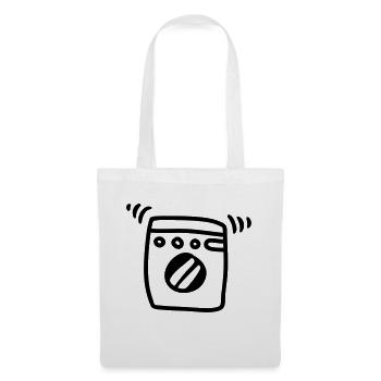 Washing machine - Line - Tote Bag - white - Front