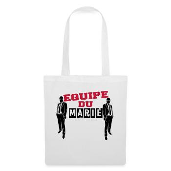 équipe marié 3 - Sac en tissu - blanc - Devant