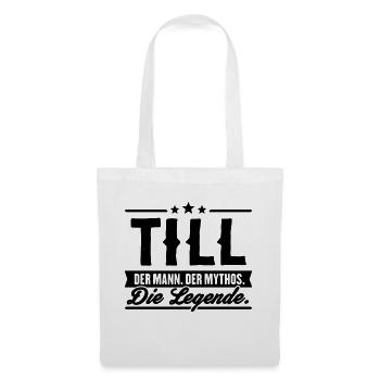 Man Myth Legend Till - Tote Bag - white - Front