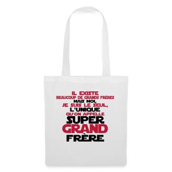 super grand frère le seul - Sac en tissu - blanc - Devant