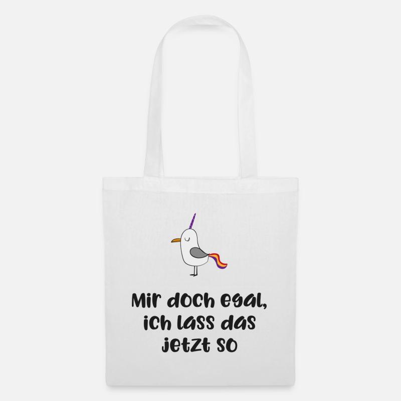 lustiger Spruch - Stoffbeutel - Weiß