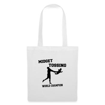 Midget Tossing World Champion Design - Tote Bag - white - Front