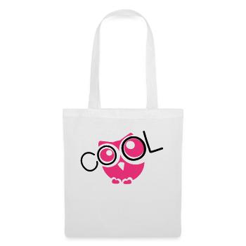 cool owl pink mood mood party - Tote Bag - white - Front