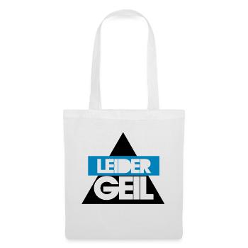 LEIDER GEIL - Stoffbeutel - Weiß - Vorne