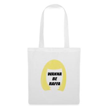 Wannaberaffa Noir - Sac en tissu - blanc - Devant