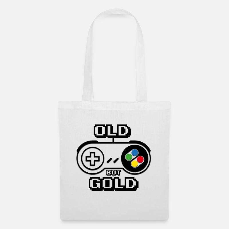 OLD BOLD GOLD - Tote Bag - white