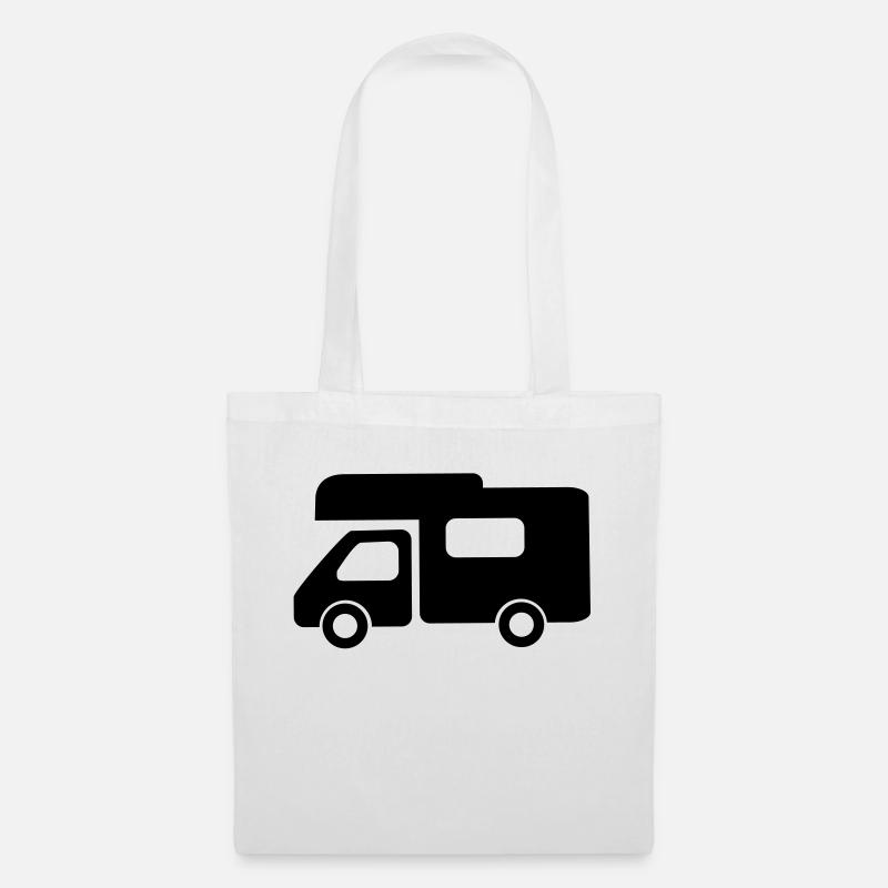 Wohnmobil - Stoffbeutel - Weiß