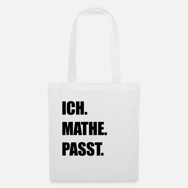 Mathematik - Stoffbeutel - Weiß