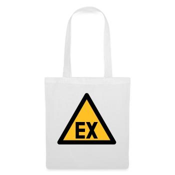 Hazard Symbol - Explosion Danger (2-color) - Tote Bag - white - Front