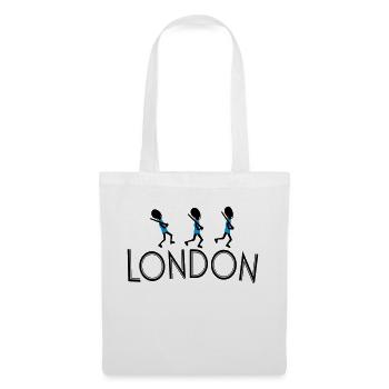 London_text_Qurards - Sac en tissu - blanc - Devant
