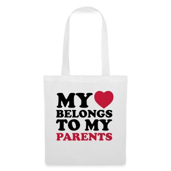 MHBTM parents - Sac en tissu - blanc - Devant