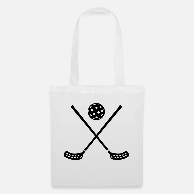 Floorball - Stoffbeutel - Weiß