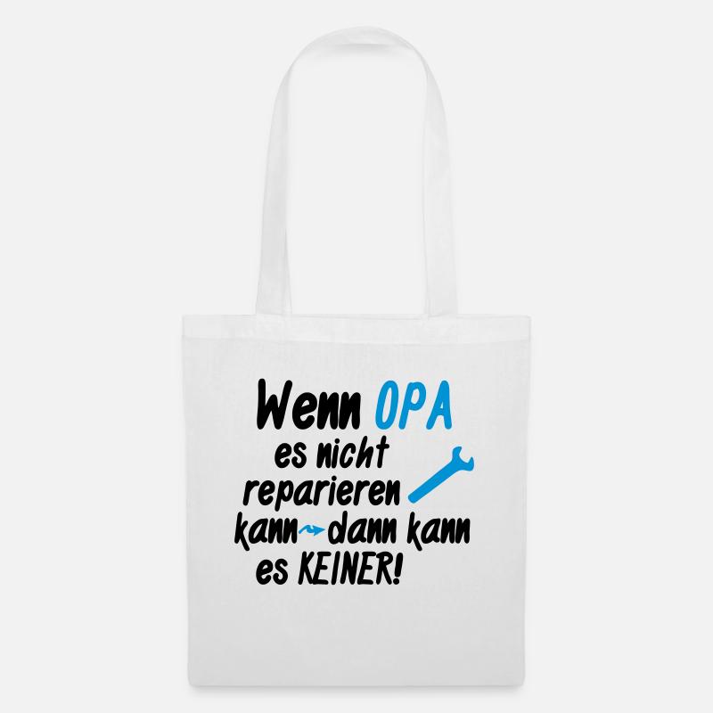 opa - Stoffbeutel - Weiß