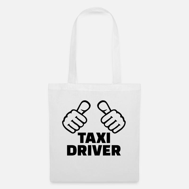 Taxifahrer - Stoffbeutel - Weiß