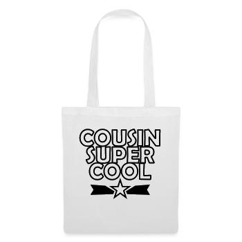 Oncle / Tante / Cousin / Cousine - Sac en tissu - blanc - Devant
