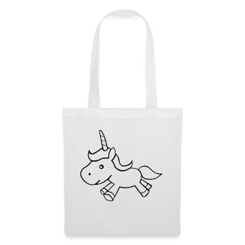 unicorn - Stoffbeutel - Weiß - Vorne