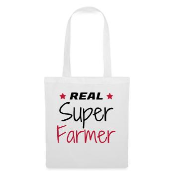 Landwirt / Bauer / Landwirtschaft / Traktor - Stoffbeutel - Weiß - Vorne
