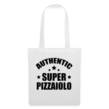 Pizza / pizzaiolo / Italien / Burger - Stoffbeutel - Weiß - Vorne