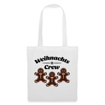 weihnachts crew lebkuchenmann - Stoffbeutel - Weiß - Vorne