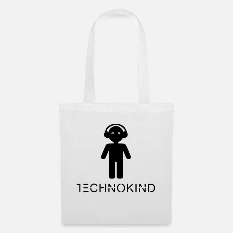 TECHNOKIND BOY - Stoffbeutel - Weiß