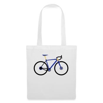 Gravel Bike Fahrrad - Stoffbeutel - Weiß - Vorne