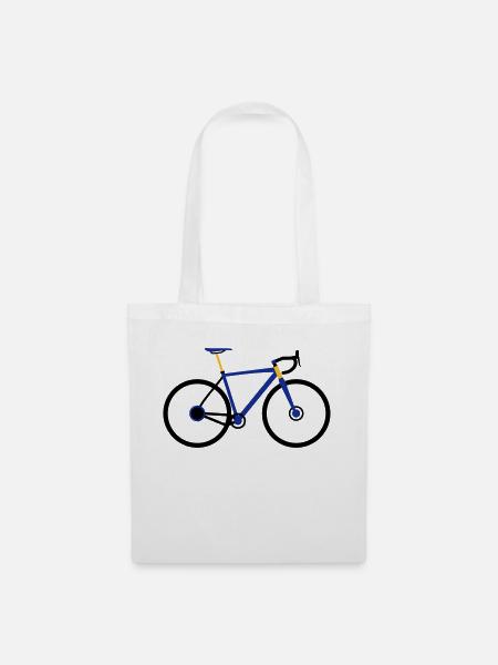 Gravel Bike Fahrrad - Stoffbeutel - Weiß