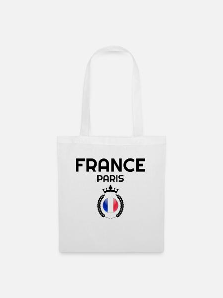 Frankreich, Frankreich Land, Frankreich Flagge, Frankreich Hoodie - Stoffbeutel - Weiß