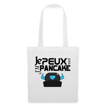 Je ne peux pas j'ai pancake pekka jeux geek cadeau - Sac en tissu - blanc - Devant