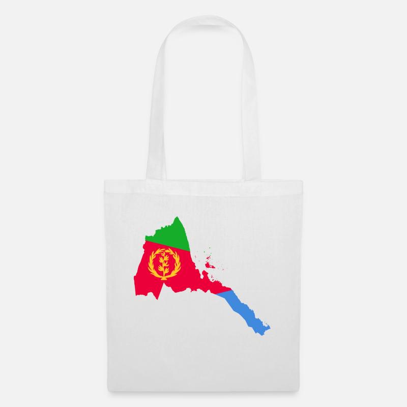 Drapeau Erythrée - Sac en tissu - blanc