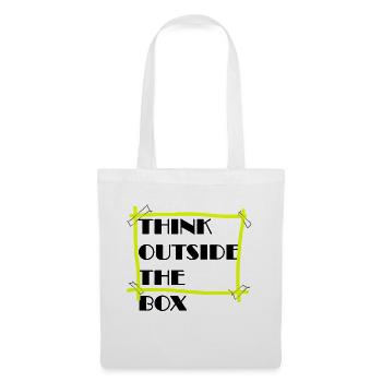 Be different - Sac en tissu - blanc - Devant