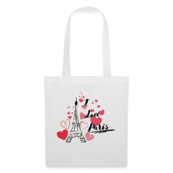 I love Paris. - Tote Bag - white - Front