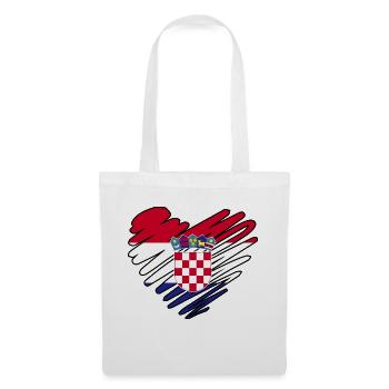 Croatia heart by The Manzanita's - Tote Bag - white - Front