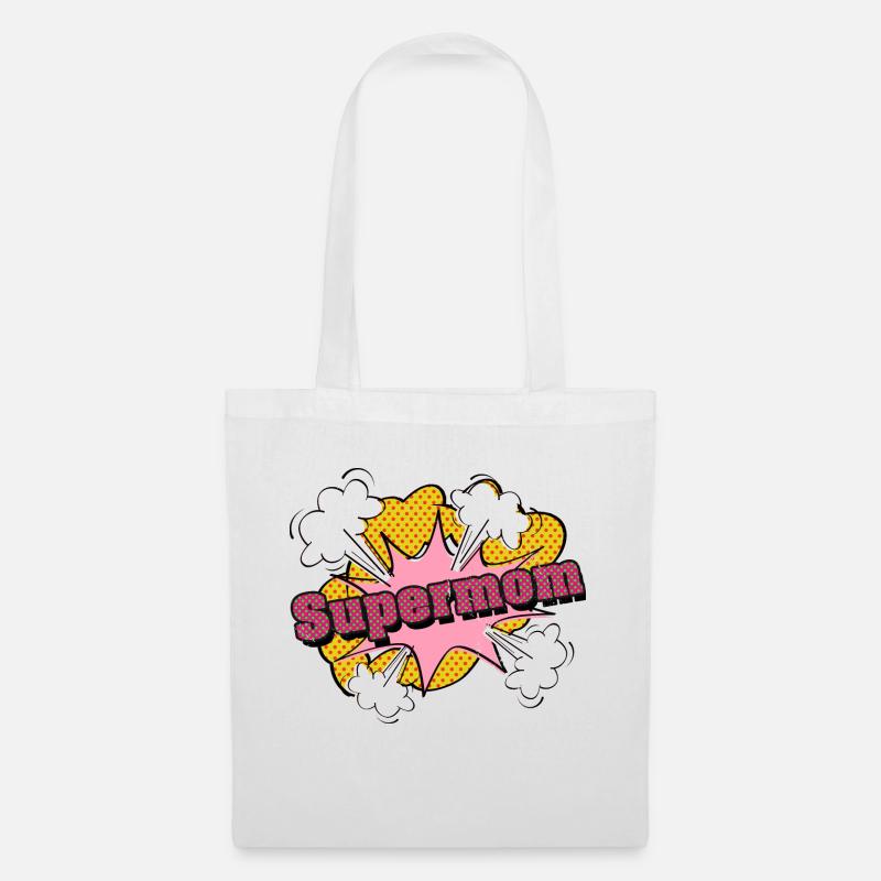 Supermom - Tote Bag - white