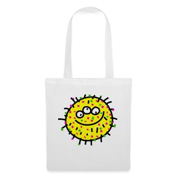 Yellow Bacteria Doodle - Tote Bag - white - Front