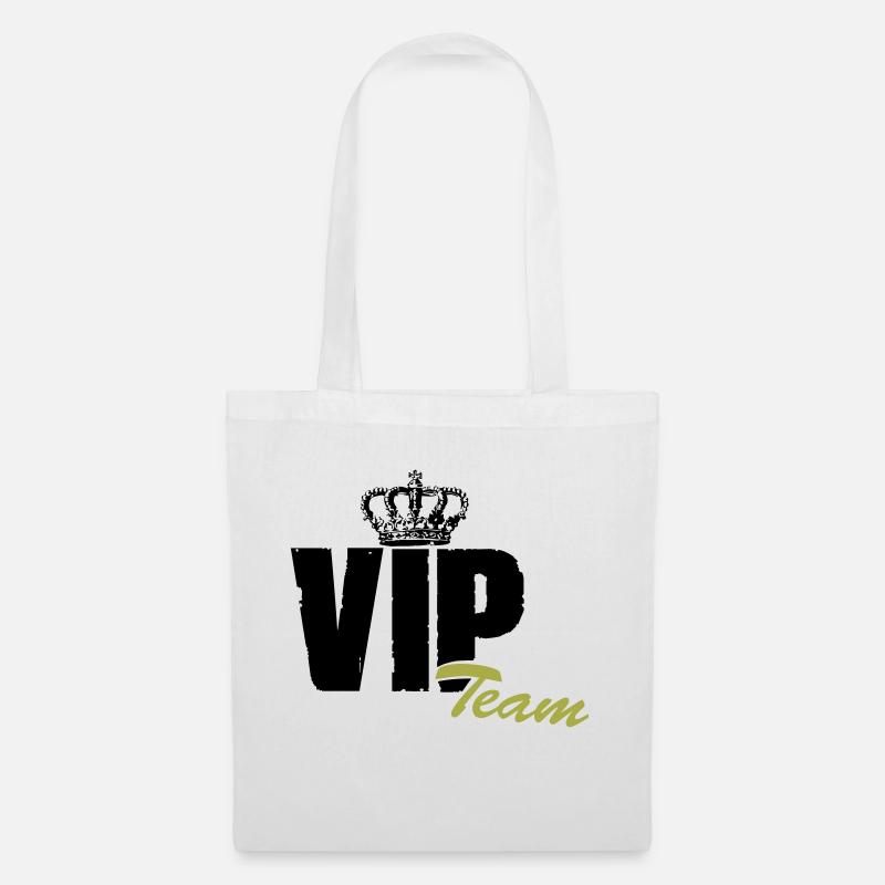 vip team - Stoffbeutel - Weiß