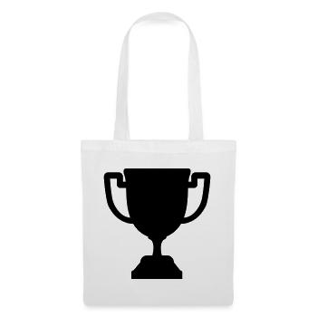 Pokal Symbol Meister - Stoffbeutel - Weiß - Vorne