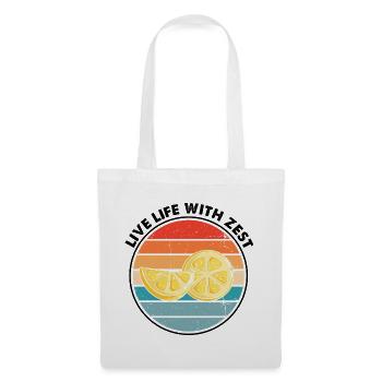Lemon Design Lemonades Stand Boss Vente de citron - Sac en tissu - blanc - Devant