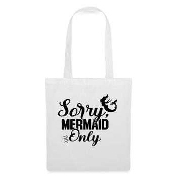 Désolé Sirène seulement - Sac en tissu - blanc - Devant