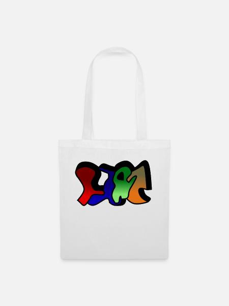 Schöne Kunst / Symbole / verschenken - Stoffbeutel - Weiß