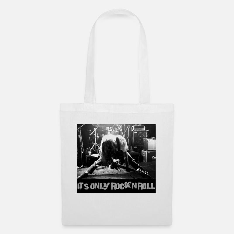 it's only Rock'n'Roll - Stoffbeutel - Weiß