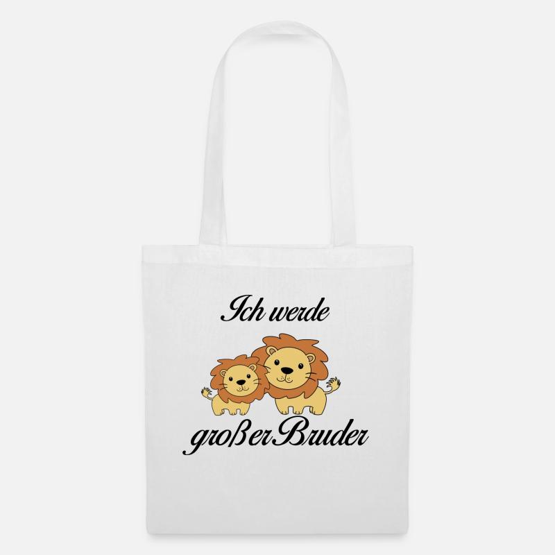 Großer Bruder - Stoffbeutel - Weiß