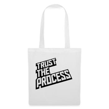trust the process Zitat - Stoffbeutel - Weiß - Vorne