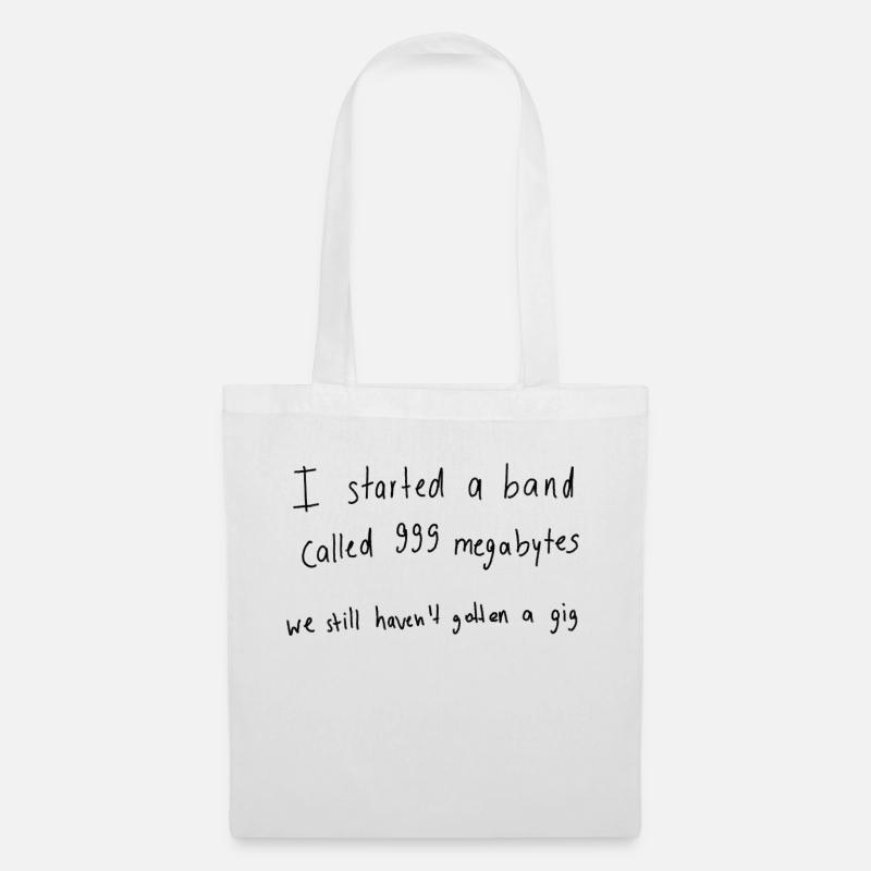 nerd shirt - Stoffbeutel - Weiß