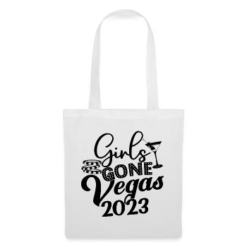 Girls Gone Vegas 2023 - Fête du week-end Girls Trip - Sac en tissu - blanc - Devant