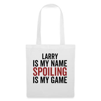 Larry ist mein Name Verderben ist mein Spiel - Stoffbeutel - Weiß - Vorne
