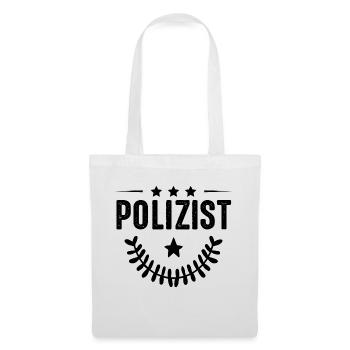 Profession d’agent de police - Sac en tissu - blanc - Devant